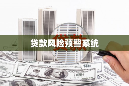 阿莲贷款风险预警系统