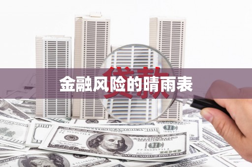 阿莲金融风险的晴雨表