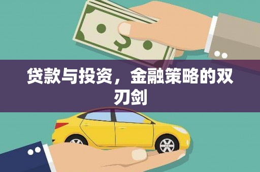 阿莲贷款与投资，金融策略的双刃剑