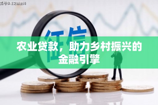 阿莲农业贷款，助力乡村振兴的金融引擎