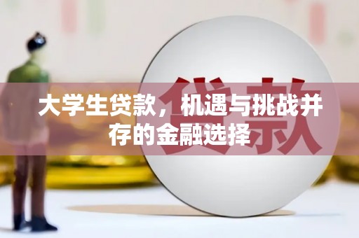 阿莲大学生贷款，机遇与挑战并存的金融选择