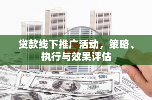 阿莲贷款线下推广活动，策略、执行与效果评估