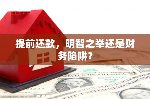 阿莲提前还款，明智之举还是财务陷阱？