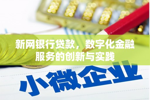 阿莲新网银行贷款，数字化金融服务的创新与实践
