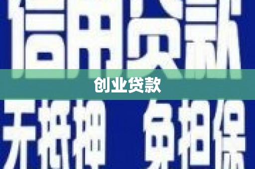 阿莲创业贷款