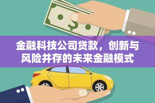 阿莲金融科技公司贷款，创新与风险并存的未来金融模式