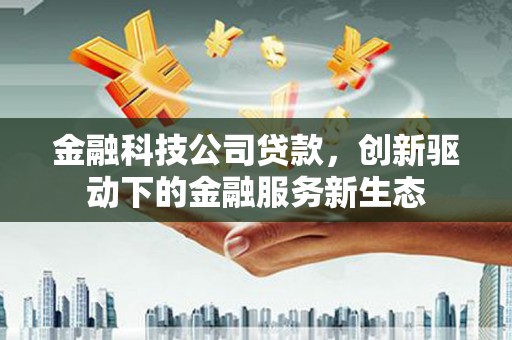 阿莲金融科技公司贷款，创新驱动下的金融服务新生态