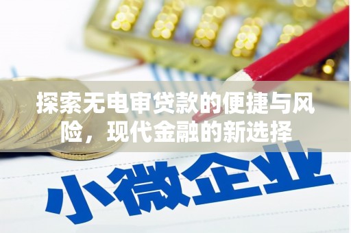 阿莲探索无电审贷款的便捷与风险，现代金融的新选择