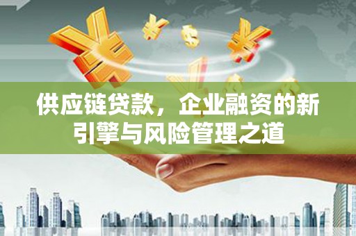阿莲供应链贷款，企业融资的新引擎与风险管理之道