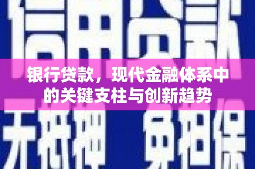 阿莲银行贷款，现代金融体系中的关键支柱与创新趋势
