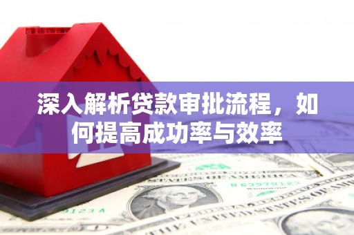阿莲深入解析贷款审批流程，如何提高成功率与效率