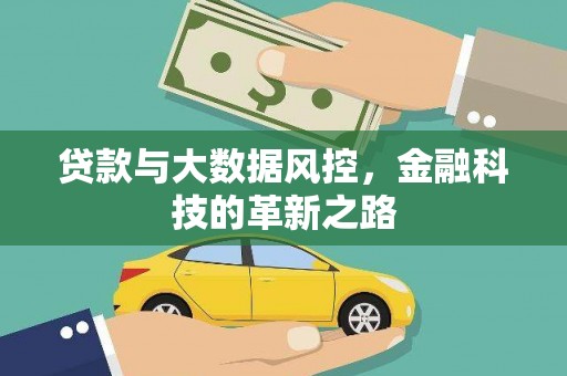 阿莲贷款与大数据风控，金融科技的革新之路