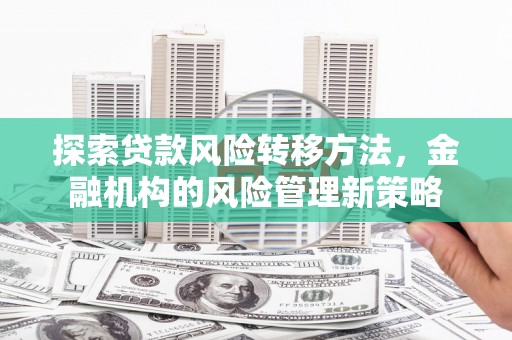 阿莲探索贷款风险转移方法，金融机构的风险管理新策略