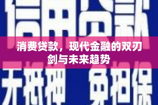 阿莲消费贷款，现代金融的双刃剑与未来趋势