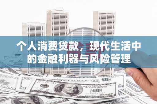 阿莲个人消费贷款，现代生活中的金融利器与风险管理