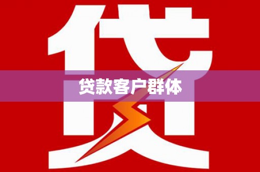 阿莲贷款客户群体