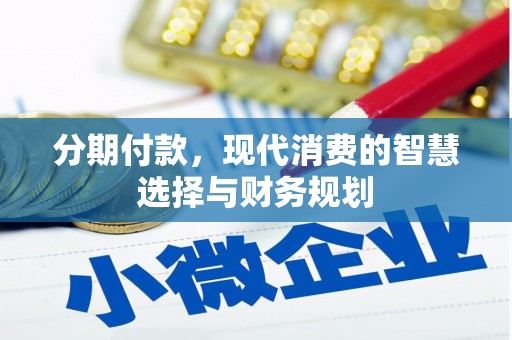 阿莲分期付款，现代消费的智慧选择与财务规划