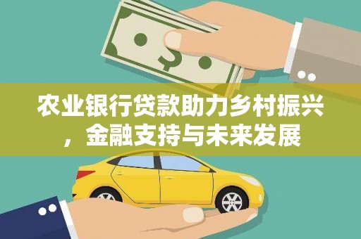 阿莲农业银行贷款助力乡村振兴，金融支持与未来发展