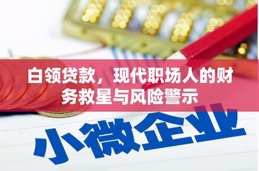 阿莲白领贷款，现代职场人的财务救星与风险警示