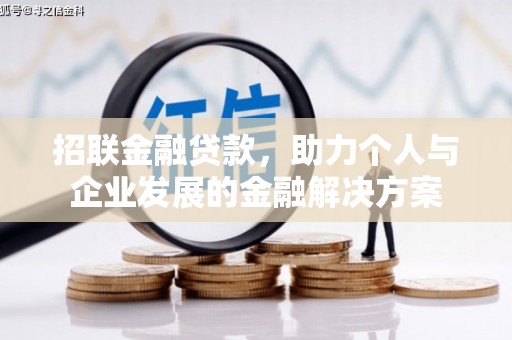 阿莲招联金融贷款，助力个人与企业发展的金融解决方案