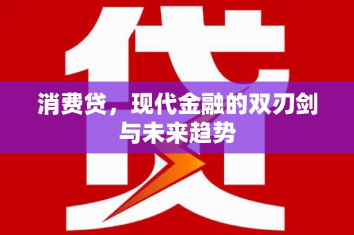 阿莲消费贷，现代金融的双刃剑与未来趋势