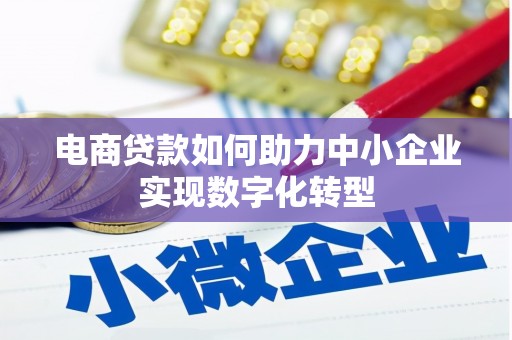 阿莲电商贷款如何助力中小企业实现数字化转型