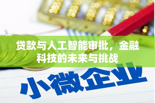 阿莲贷款与人工智能审批，金融科技的未来与挑战