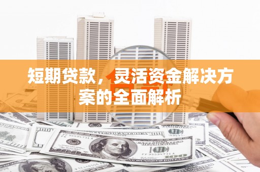 阿莲短期贷款，灵活资金解决方案的全面解析