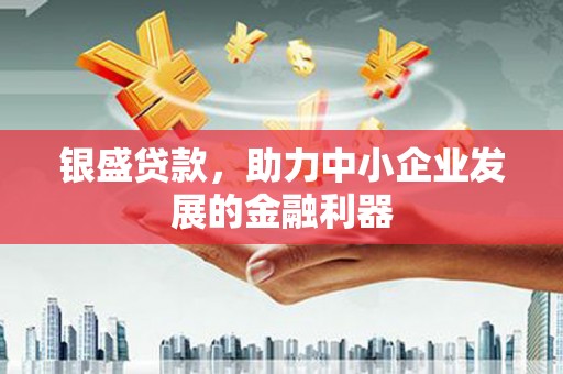 阿莲银盛贷款，助力中小企业发展的金融利器