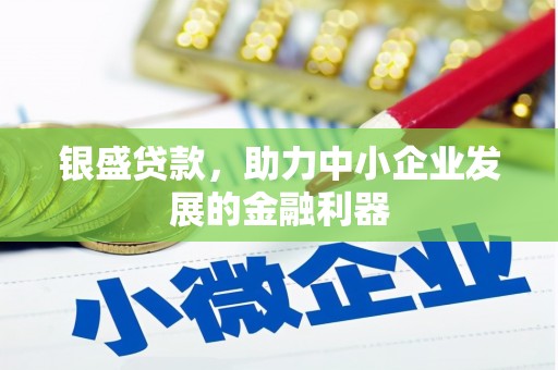 阿莲银盛贷款，助力中小企业发展的金融利器