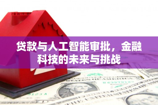 阿莲贷款与人工智能审批，金融科技的未来与挑战