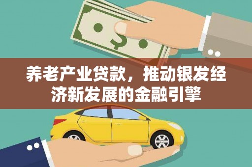 阿莲养老产业贷款，推动银发经济新发展的金融引擎