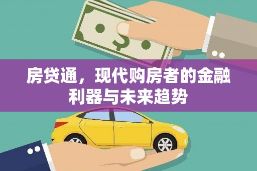 阿莲房贷通，现代购房者的金融利器与未来趋势