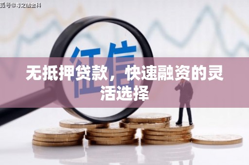 阿莲无抵押贷款，快速融资的灵活选择