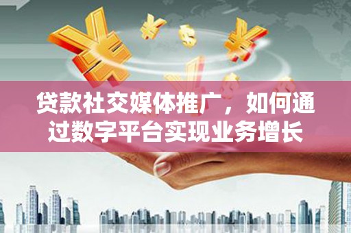 阿莲贷款社交媒体推广，如何通过数字平台实现业务增长