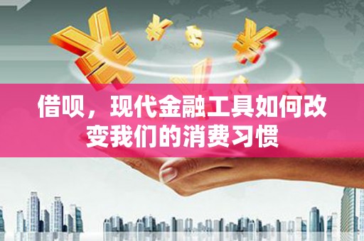阿莲借呗，现代金融工具如何改变我们的消费习惯
