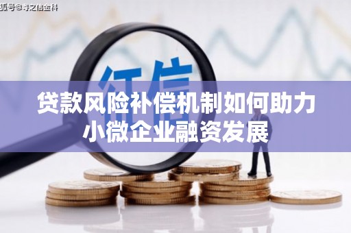 阿莲贷款风险补偿机制如何助力小微企业融资发展