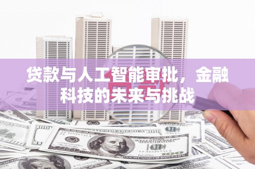 阿莲贷款与人工智能审批，金融科技的未来与挑战