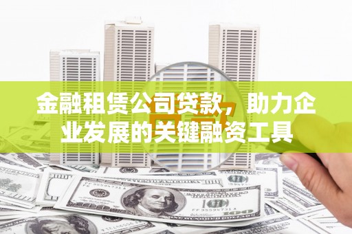 阿莲金融租赁公司贷款，助力企业发展的关键融资工具