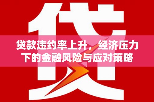 阿莲贷款违约率上升，经济压力下的金融风险与应对策略