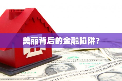 阿莲美丽背后的金融陷阱？