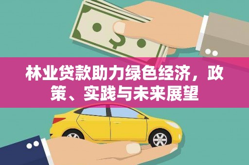 阿莲林业贷款助力绿色经济，政策、实践与未来展望
