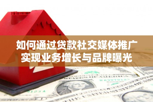 阿莲如何通过贷款社交媒体推广实现业务增长与品牌曝光