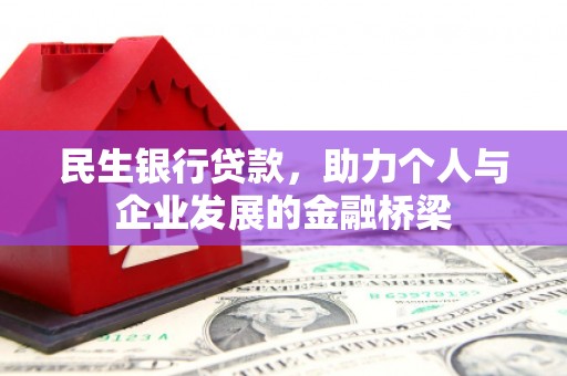 阿莲民生银行贷款，助力个人与企业发展的金融桥梁