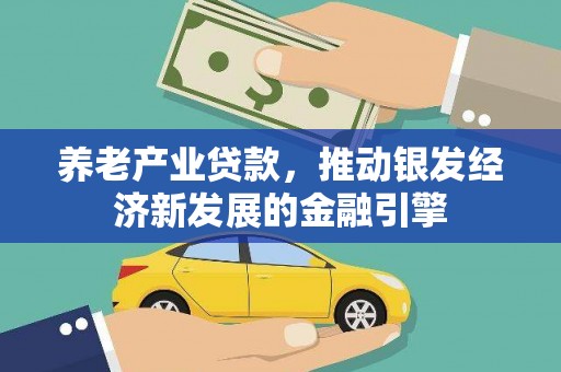 阿莲养老产业贷款，推动银发经济新发展的金融引擎
