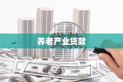 阿莲养老产业贷款