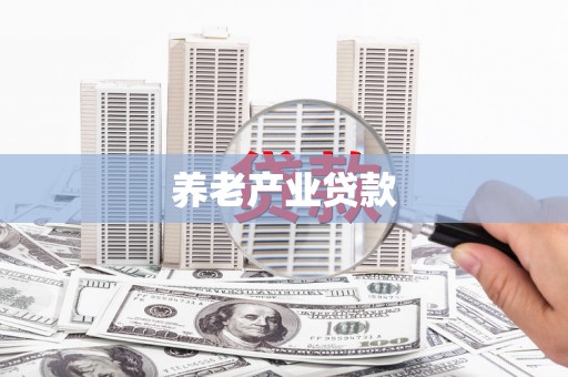 阿莲养老产业贷款