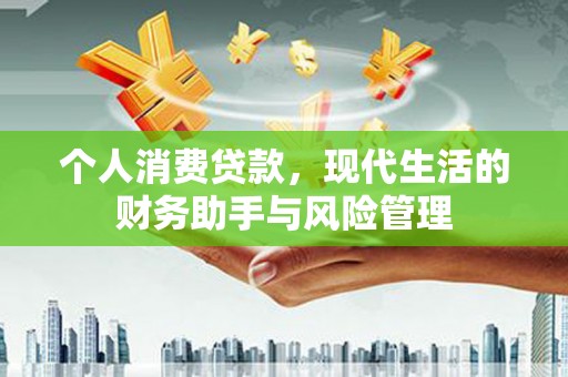 阿莲个人消费贷款，现代生活的财务助手与风险管理