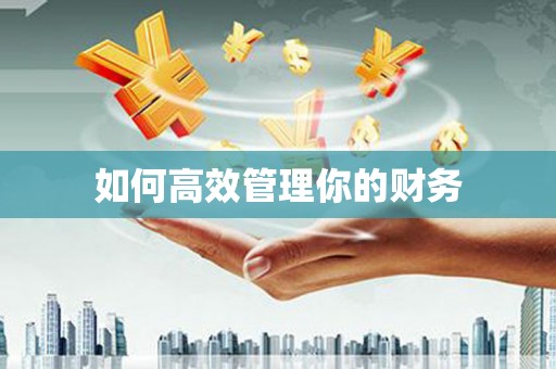 阿莲如何高效管理你的财务