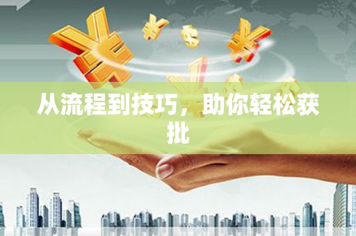 阿莲从流程到技巧，助你轻松获批